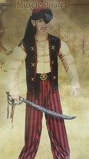 XX 5806 Muscle Pirate Costume Boys Fun World