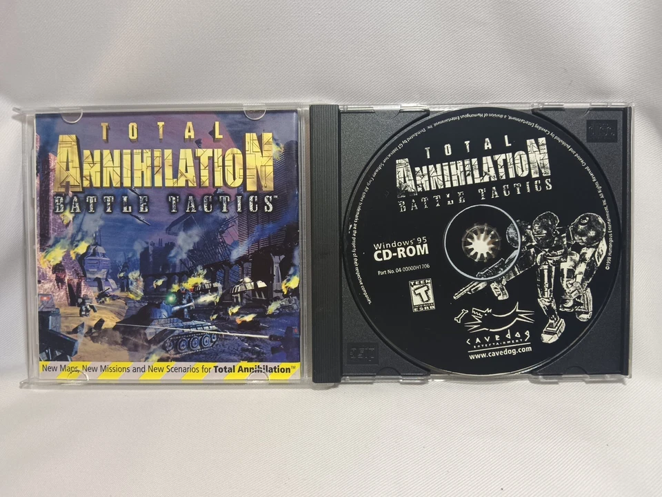 Vintage PC Game Windows 95 CD-ROM Total Annihilation Battle Tactics Tank Battle - Image 3 of 4