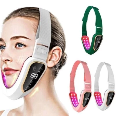 Gesicht Massager LED Photon Therapie Gesichts Abnehmen Cheek Chin Gesicht Doppel - Bild 1 von 4