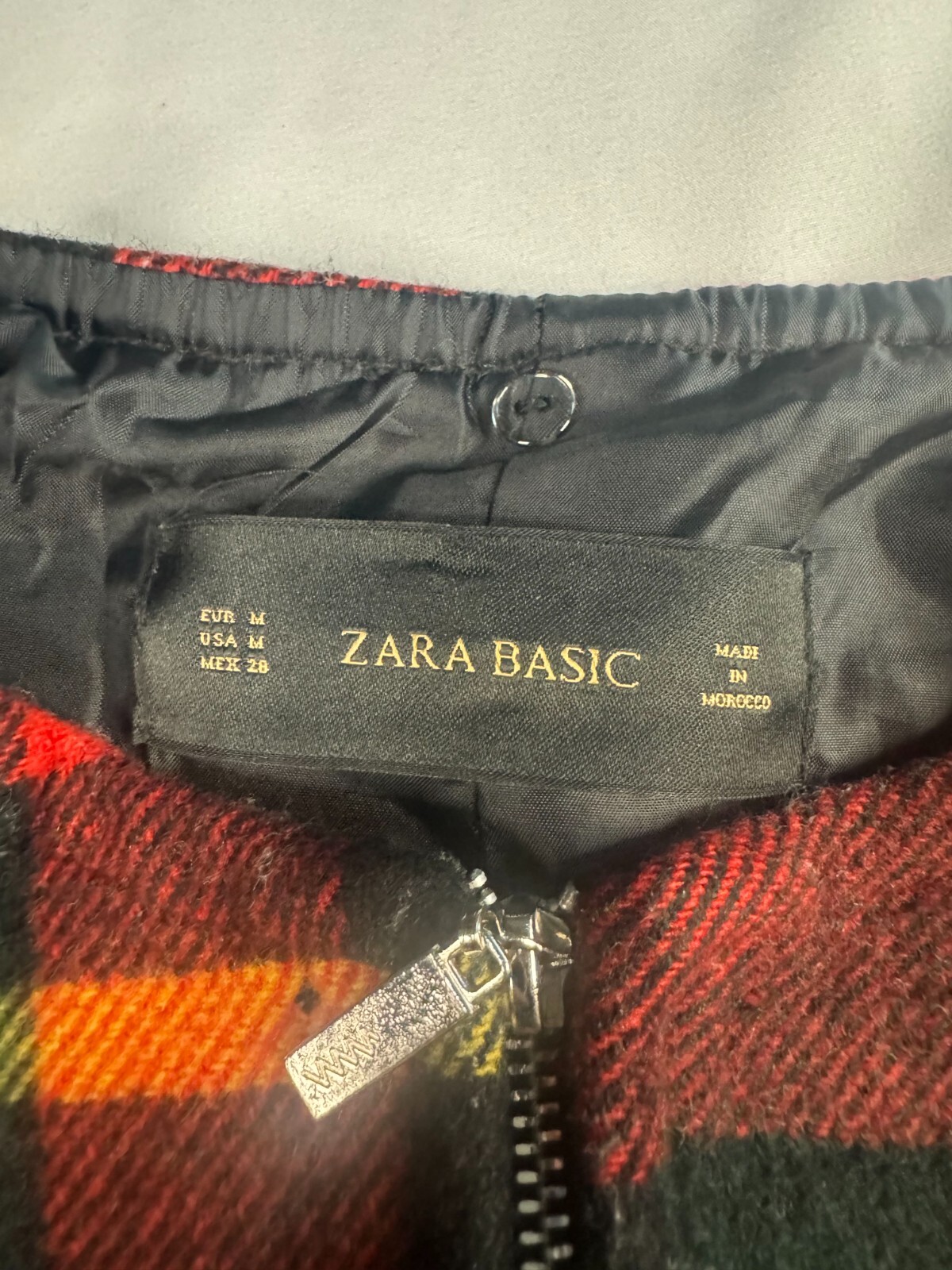 Zara Basic Jacket Womens Size Medium Multicolor P… - image 3