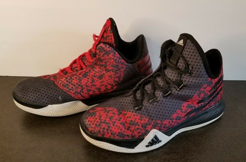 ADIDAS BOUNCE MENS BASKETBALL SHOES RED 