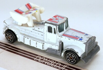 Kidco Kenworth Drag Racer Semi Truck White 3'' Long