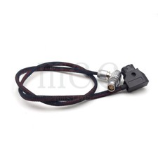 Right angle 1B 6 Pin D-Tap Braided Cable for DJI Ronin to power RED Epic Scarlet