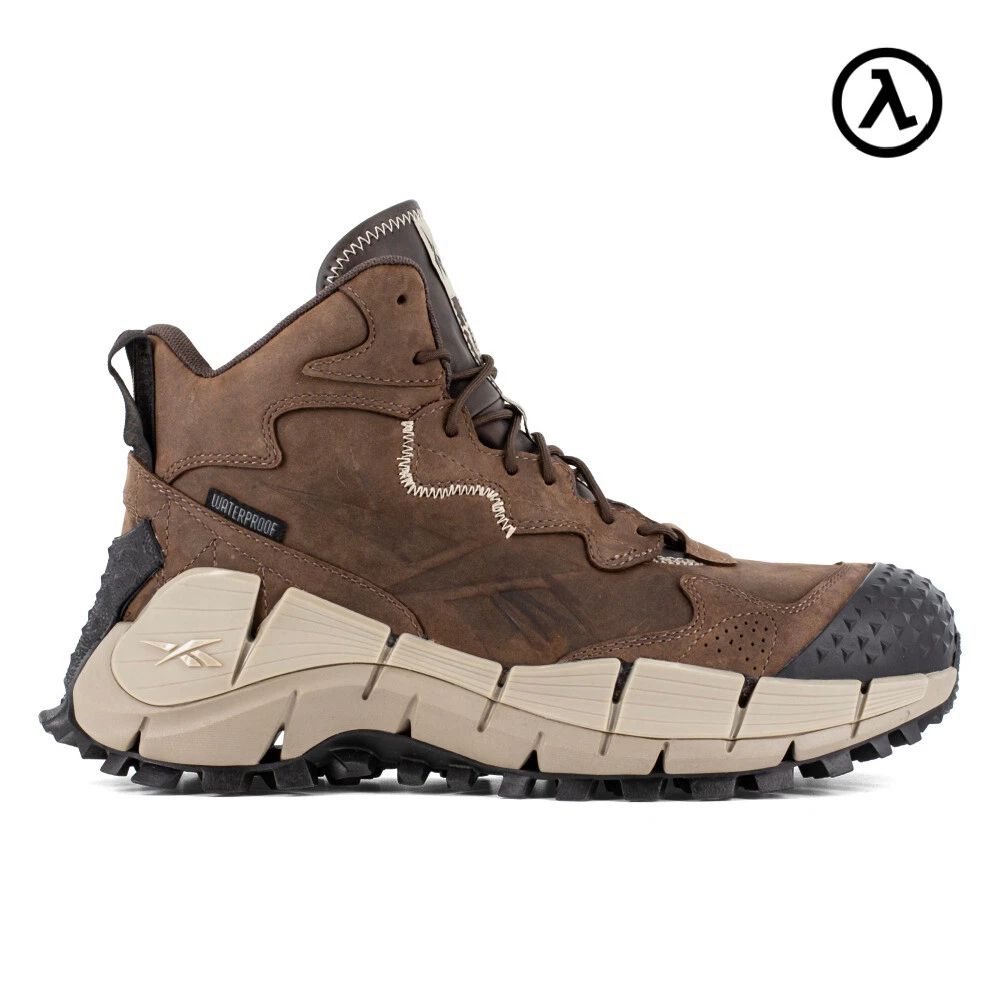 REEBOK ZIG KINETICA EDGE II WORK MEN'S TRAIL-INSPIRED WP WORK HIKER BOOTS RB3025