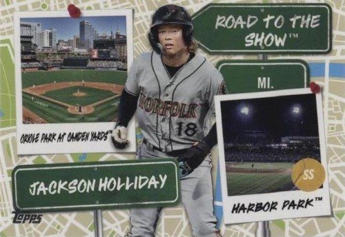 Jackson Holliday 2024 Topps Pro Debut Norfolk Tides #PD-27 | eBay