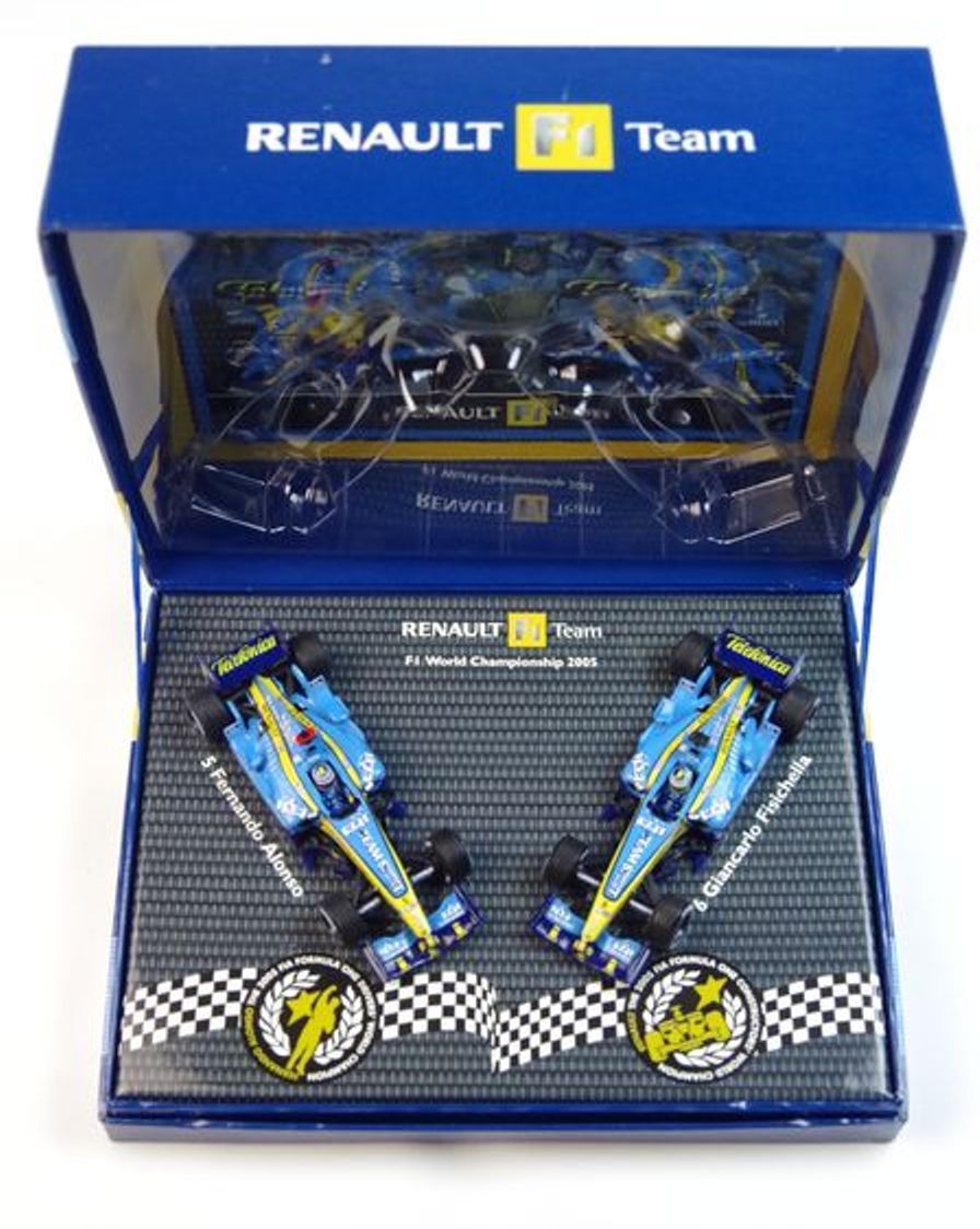 Coffret Renault F1 Team R25 Alonso Fisichella Minichamps 1:43 7711419253