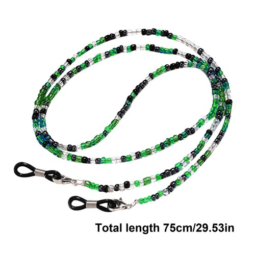 2pcs Beaded Cord Holder Neck Lanyard Eyeglass Glasses Strap Sunglasses Chain - Picture 7 of 15