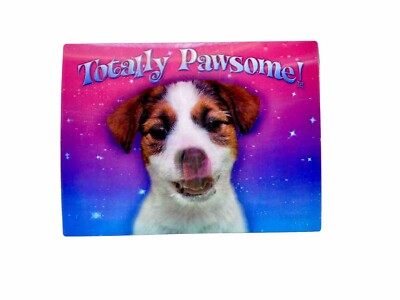 Scholastic Inc Totally Pawsome 3D Lenticular Hologram Kids Puppy Poster Placemat