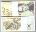 VENEZUELA BUNDLE OF 1000 x 100000 BOLIVARES NOTE FUERTE UNC BANKNOTES NEW BRICK