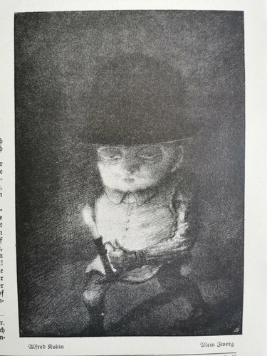 1913 Newspaper Print 2 Alfred Coßmann Alfred Kubin Max Fabian