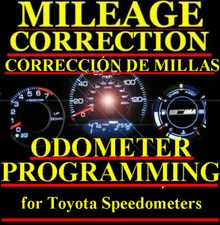 Toyota Speedometer Instrument Gauge Cluster Mileage Odometer PROGRAMMING