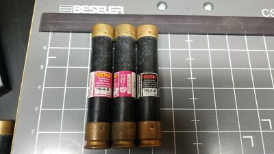 Bussmann Fusetron Time Delay Fuse, FRS-R-45 Type D (Lot of 3)