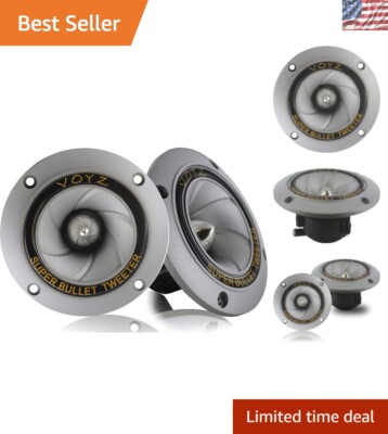 Aluminum Diaphragm Piezo Tweeter Set - 3.5 Inch | 400W Power for Superior Sound