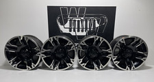 Ultra Motorsports Maverick Gloss Black With Diamond Cut Accents 16x8 Set Of 4 Cc