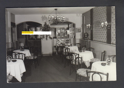 B 913/postcard photo Bad Sülze near Marlow/Ribnitz ''Kur-Cafe''
