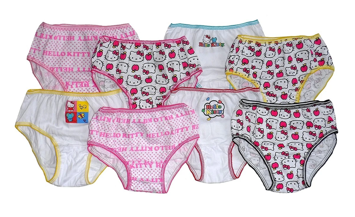 Hello Kitty Little Girls 8 pack Panties