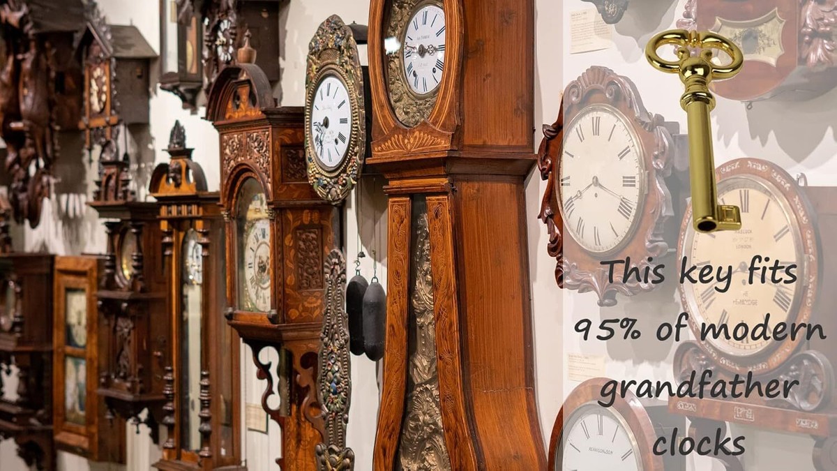 Grandfather Clock Parts Universal Grandfather Clock Key Fits Most