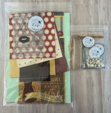 Love From Lizi Card Kit Old Paper Crafting Card Kit Stamp Paper Embellishments