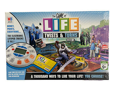 The Game Of Life Twists And Turns Board Game Electronic Lifepod