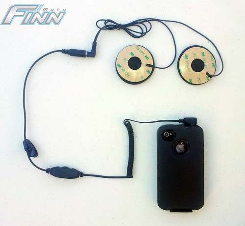 Motorcycle Helmet HiFi Speakers Stereo Music for Iphone Android Mobile - Picture 5 of 6