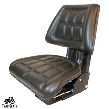 TracSeats Black Tractor Suspension Seat Fits Massey Ferguson 451 461 471 481 491
