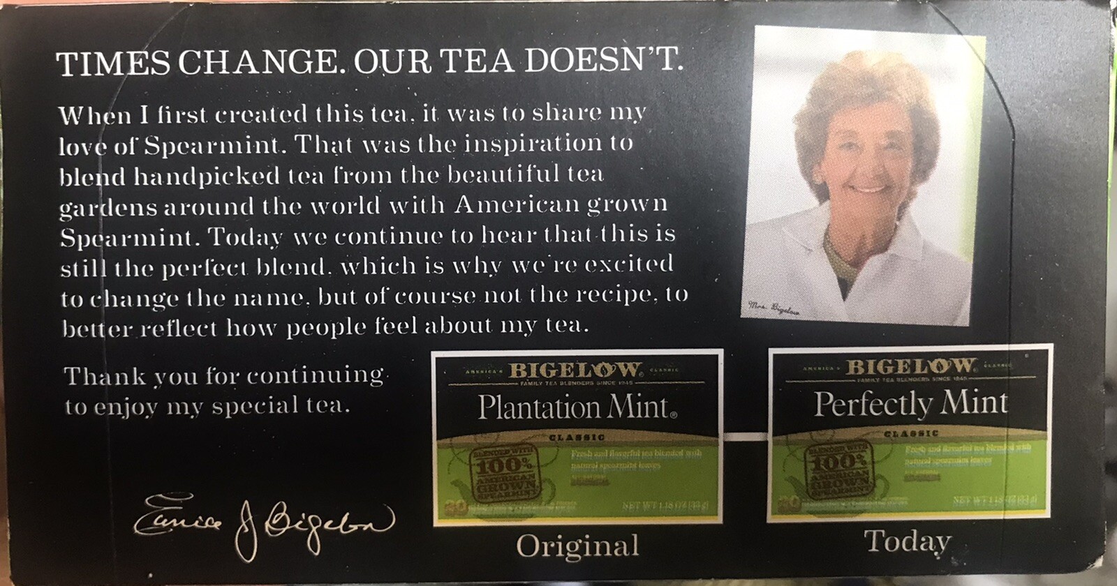 Bigelow Perfectly Mint Tea eBay