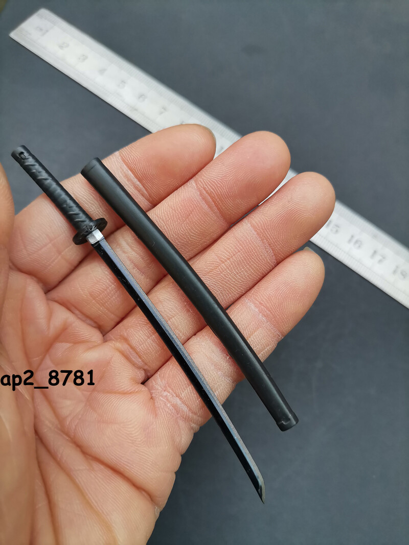 1/12 Katana Samurai Espada Hoja Wakizashi Miyamoto Musashi Para Figura de Acción 6"