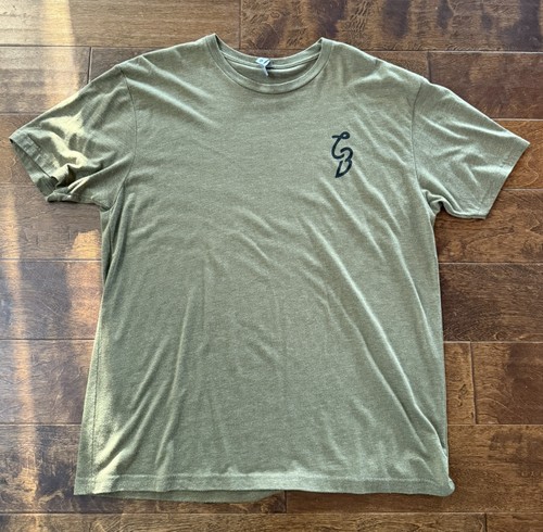 Cerebral Brewing Denver Co Craft Beer Short Sleeve T-Shirt Adult XL Green