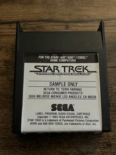 Star Trek Strategic Operations Sim Sample Copy Atari 400/800 & 1200XL Rare! image