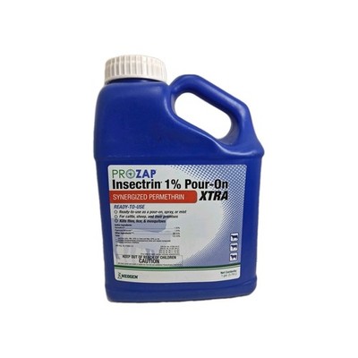 Neogen 1517010 Prozap Insectrin 1% Pour-On Xtra 1 Gallon New