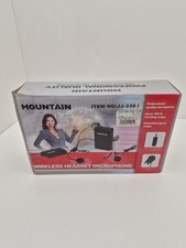 Mountain Professional Quality Wireless Headset Microphone System