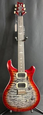 PRS SE Custom 24-08 Quilt Top Electric Guitar Charcoal Cherry Burst w/ Gig Bag - image 1 of 4