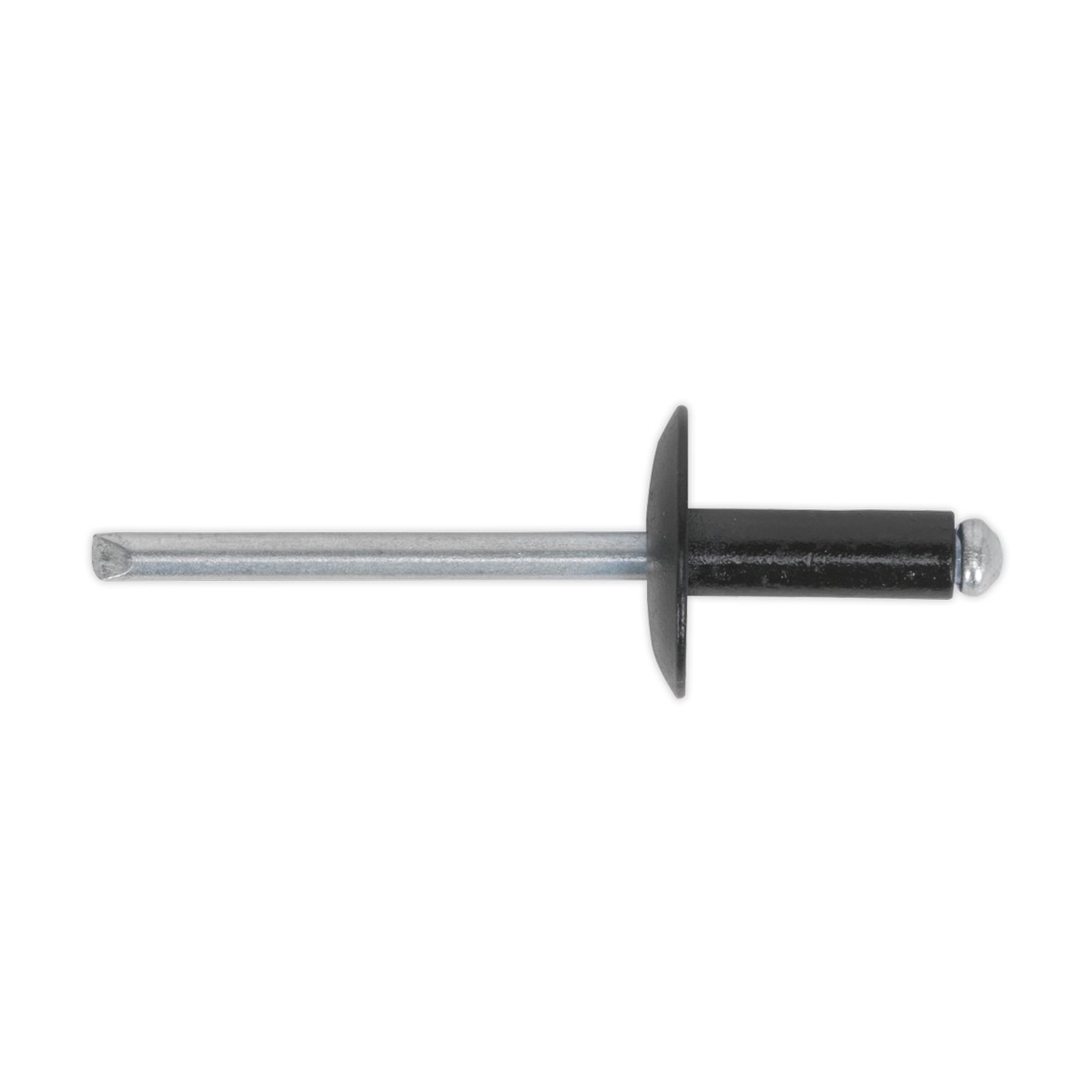 Sealey Aluminium Rivet Black Flange 4.8 x 18mm Pack Of 200 - Part No. RAB4818L