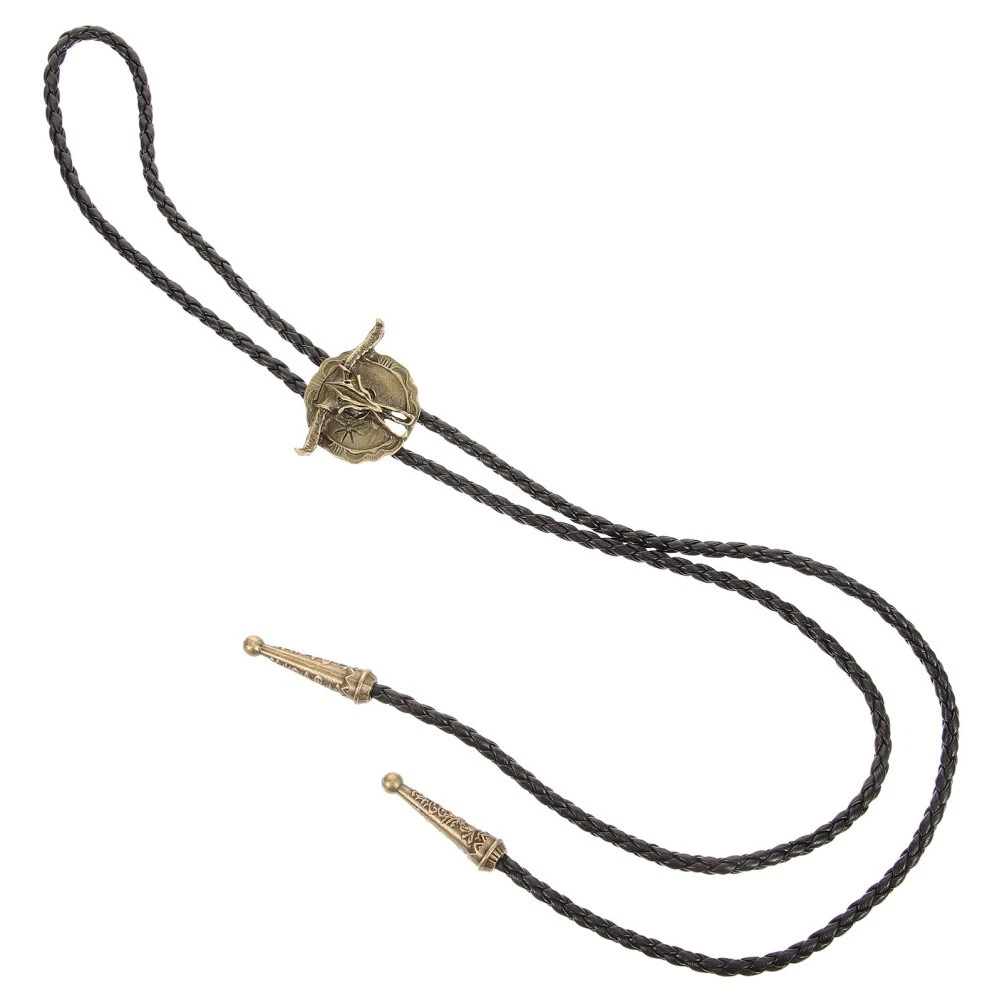 Men Tie Neck Pendant Men Shirt Suit Neck Chain Cow Necktie Western Necklace