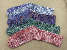 Bombas Men's All-Purpose Performance 4 Pairs Multi Grippers Calf Socks Size L