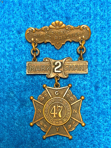 New York National Guard Marksman 2 Year Rifle Practice Medal