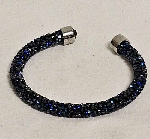 Swarovski Crystal Armspanger Sternenstaub Dunkelblau facettiert Bracelet