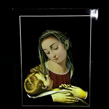 1930's Framed Print Scipione Gaetano Our Lady Of Providence Mary Jesus
