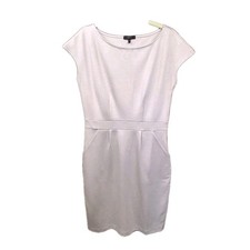 Quince Women's Ultra-Stretch Ponte Cap Sleeve Dress Size M Career Office