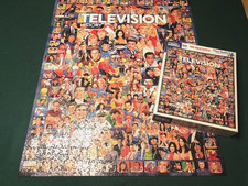 used COMPLETE 2015 White Mountain TELEVISION HISTORY jigsaw puzzle1000 pc. good