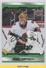 2024-25 Upper Deck MVP Green Script Joonas Korpisalo #44 READ 6kv