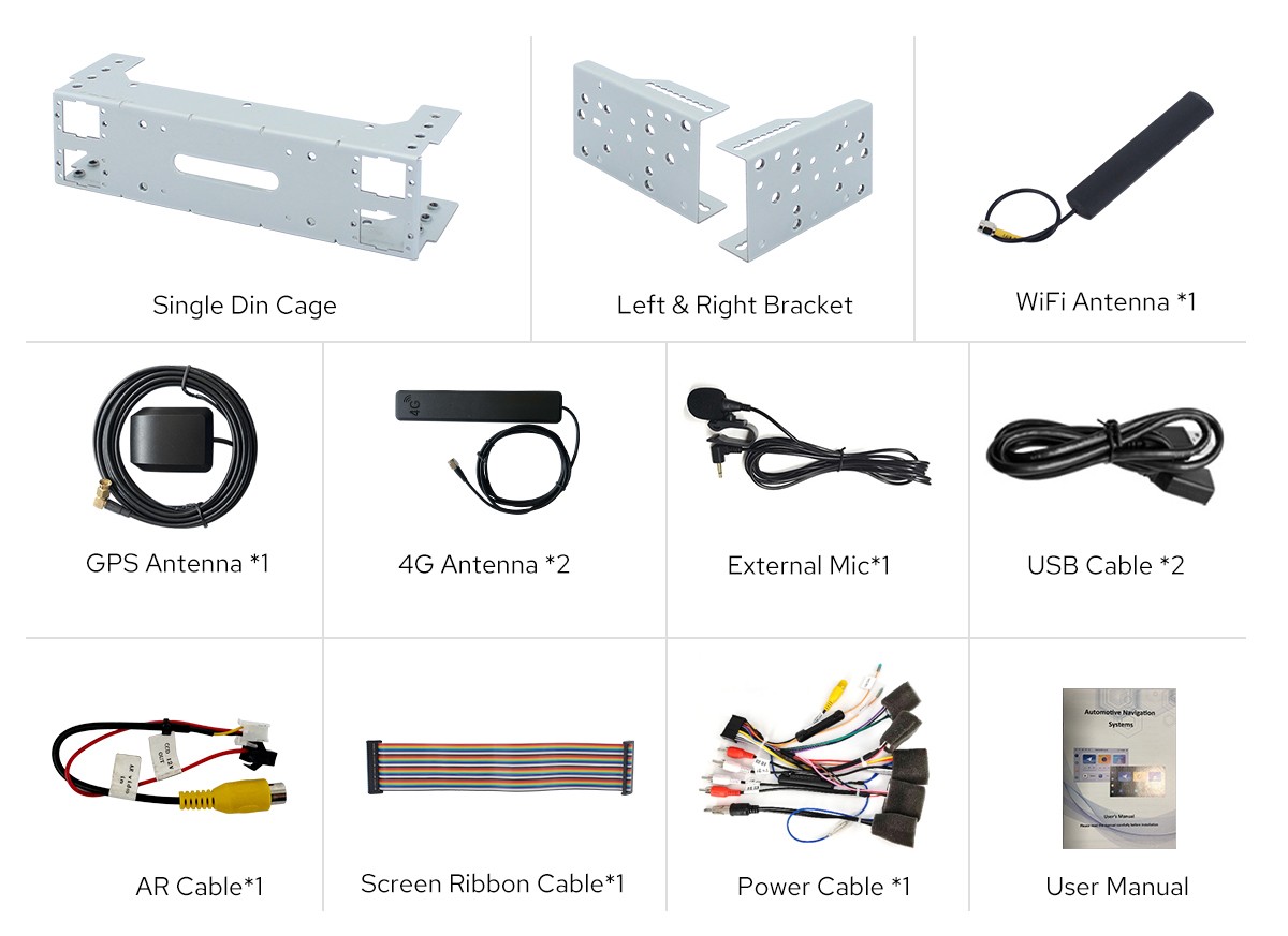 Android 13 9 inch Apple CarPlay Head Unit Plug&Play For 2017