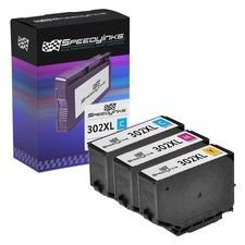 Reman Ink for Epson 302XL High Yield Cyan, Magenta, Yellow, 3-Pack