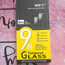NEW'C Clear Ultra Slim 9H Tempered Glass Screen Protector Anti-Fingerprint