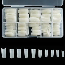 French Acrylic False Nail Tips, 500PCS Fake Nail Shape Artificial False Nails Ti