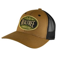 Realtree Patch Meshback Cap- Brown/Black