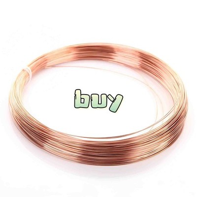 Kupferdraht Blank Ø 0.2-5 mm Cu-ETP Ohne Lack Unbeschichtet Basteldraht 1-500m