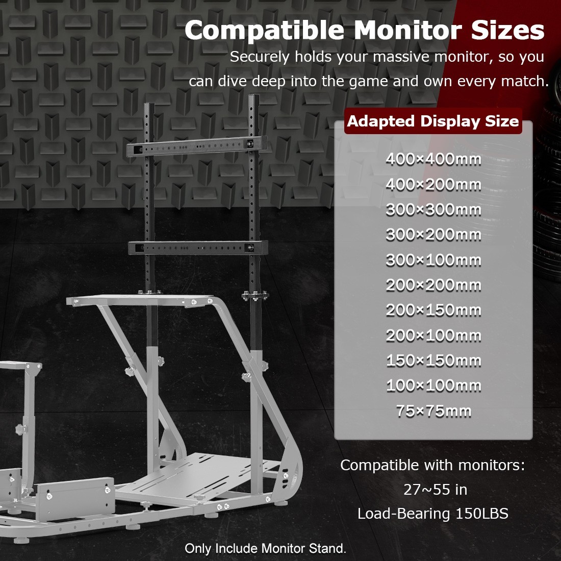 Zootopo Adjustable TV Position Monitor Stand  27 To 55 Inch For TV & PC Monitors