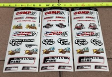 42 Comp Cams authentic original racing decals...