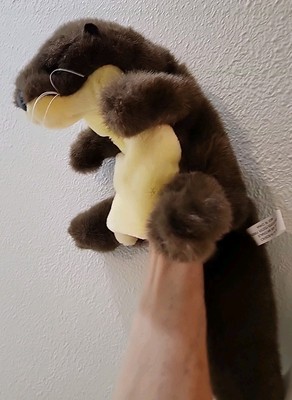 Vintage Beaver Plush Hand Puppet 16 Long Wildlife artist 1995 